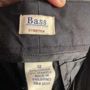 Black stretch ankle length